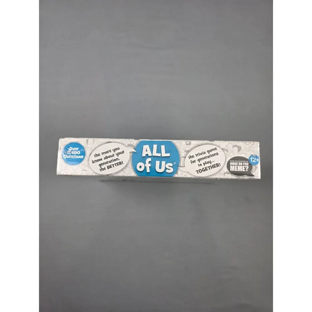 All of Us Family Trivia Game Multi Generational Family Reunion Card Holidays